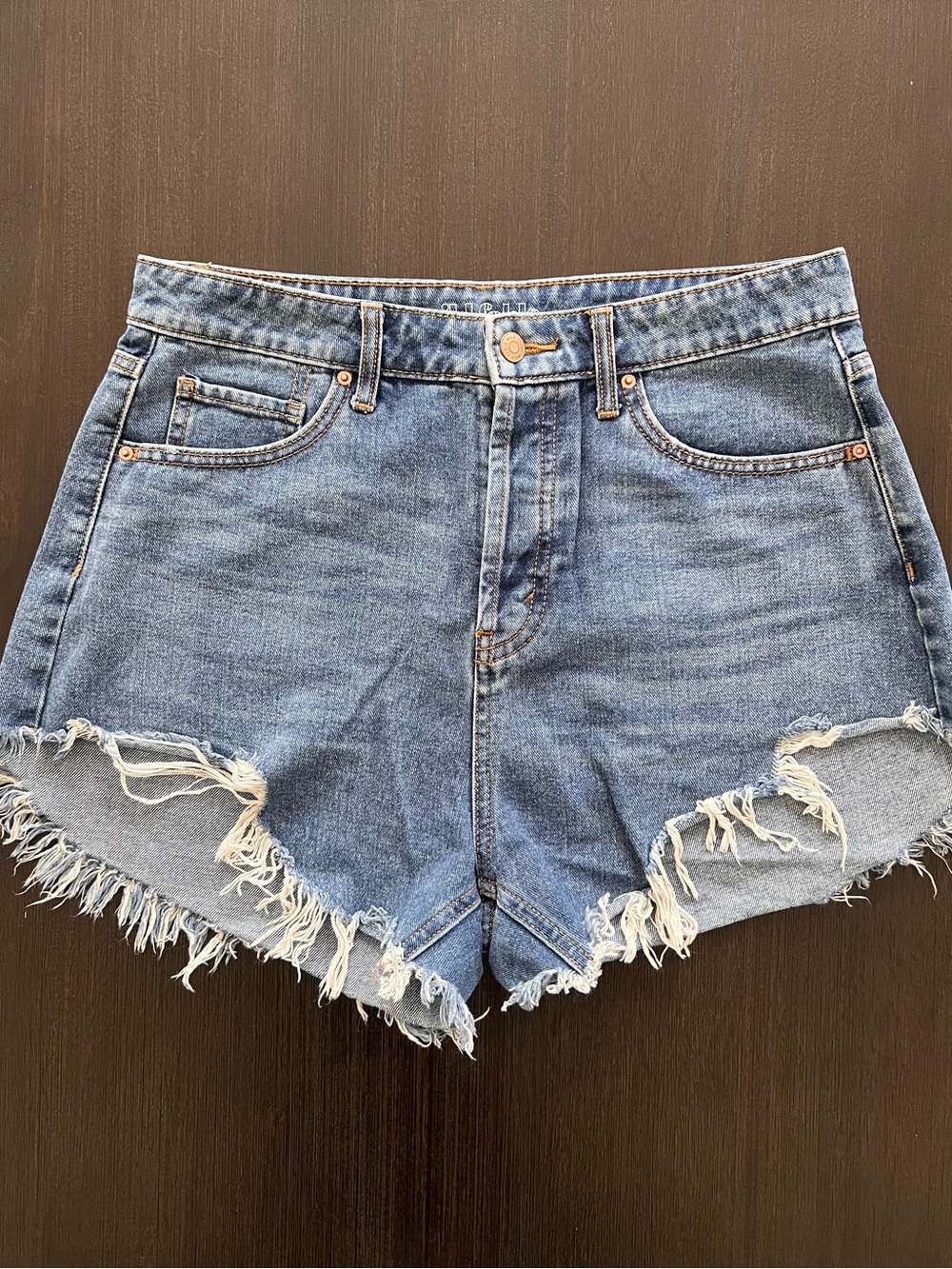 wild fable Light Blue Distressed Denim Shorts